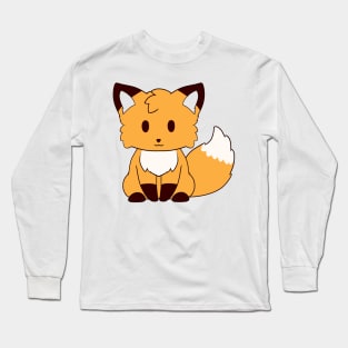 Chibi Fox Long Sleeve T-Shirt